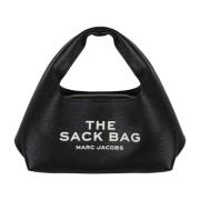 Marc Jacobs Mini Sack Väska med Logotryck Black, Dam