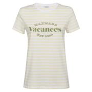 Max Mara Elegant T-shirt för modeframåt kvinnor Yellow, Dam