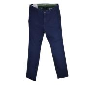 Meyer Slim-fit Trousers Blue, Herr