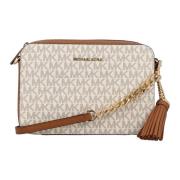 Michael Kors Jet Set Kameraväska Beige, Dam