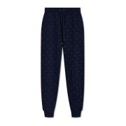 Michael Kors Monogrammärkta sweatpants Blue, Dam