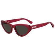 Moschino Stiliga solglasögon Red, Dam