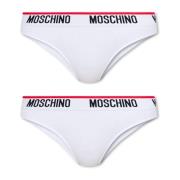 Moschino Märkeskalsonger 2-pack White, Dam