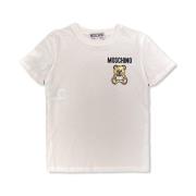 Moschino Stilfull Dam T-Shirt - Trendigt Design White, Dam