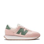 New Balance Ws237Qa Mocka och Nylon Sneakers Pink, Dam