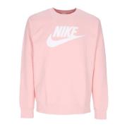 Nike Grafisk Crewneck Sweatshirt för Män Pink, Herr