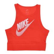 Nike Röd Picante Tank Top - Streetwear Kollektion Red, Dam
