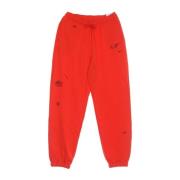Nike Highrise Fleece Jogger i Chile Röd/Svart Red, Dam