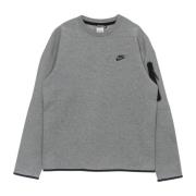 Nike Lättvikts Tech Fleece Crewneck Sweatshirt Gray, Herr