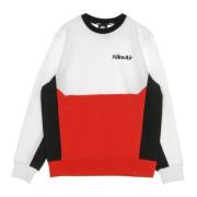 Nike Crew Sweatshirt Vit/Röd/Svart Streetwear White, Herr