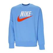 Nike Trendig Lättvikts Crewneck Sweatshirt Blue, Herr