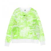 Nike Tryckt Crewneck Sweatshirt Green, Dam