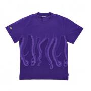 Octopus T-shirts Purple, Herr