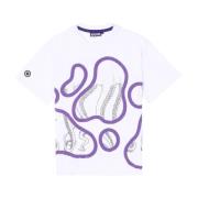 Octopus Klassisk Vit Bomull T-shirt White, Herr