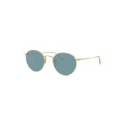 Oliver Peoples Gold Sungles with Accessories Yellow, Dam