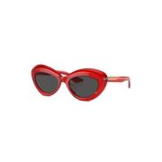 Oliver Peoples Röda solglasögon för dagligt bruk Red, Dam
