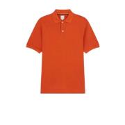 Paul Smith Orange Artist Stripe Polo Shirt Orange, Herr