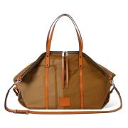 Paul Smith Brun Canvas Holdall Väska Brown, Dam