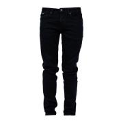 Pepe Jeans Mid Waist Slim-fit Denim Jeans Black, Herr