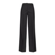 Pinko Wide Trousers Black, Dam