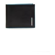 Piquadro Läderplånbok med Korthållarfack Black, Herr