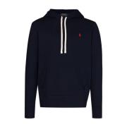 Polo Ralph Lauren Marinblå Broderad Logotyp Hoodie Blue, Herr