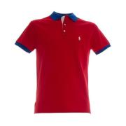 Polo Ralph Lauren Custom-Fit Polo Skjorta för Män Red, Herr