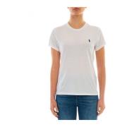 Polo Ralph Lauren Dam Bomull Jersey T-shirt White, Dam