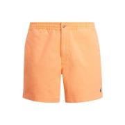 Polo Ralph Lauren Klassiska Orange Bomullsblandade Prepster Shorts Ora...