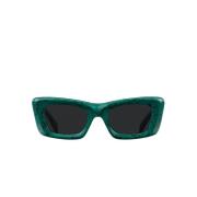 Prada Stunning Cat-Eye Solglasögon för Kvinnor Green, Dam