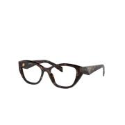 Prada Brun Tortoise Cateye Glasögon för Kvinnor Brown, Dam