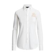 Ralph Lauren Stiligt Bomullsskjorta för Kvinnor White, Dam