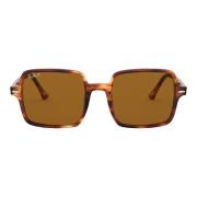Ray-Ban Polarized Square II Sunglasses Brown, Dam