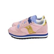 Saucony Peach/Gold Jazz Triple Sneakers för kvinnor Pink, Dam