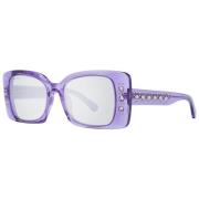 Swarovski Lila solglasögon för kvinnor med spegelglas Purple, Dam