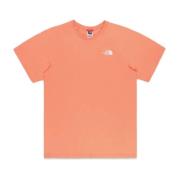 The North Face Logo Print Bomull T-shirt Orange, Herr