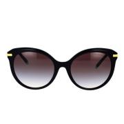 Tiffany Fyrkantiga Cat-Eye Solglasögon med Pilformade Metallarmar och ...