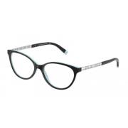 Tiffany Stiliga Glasögon för Modemedvetna Kvinnor Black, Dam
