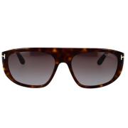 Tom Ford Klassiska Pilot Solglasögon Brown, Unisex