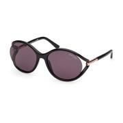 Tom Ford Moderna solglasögon för kvinnor Black, Dam