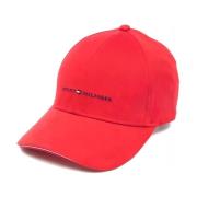 Tommy Hilfiger Röd Bomull Corporate Cap Red, Herr