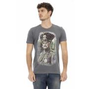 Trussardi T-Shirts Gray, Herr