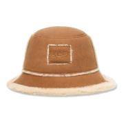 UGG Sheepskin Bucket Hat för Kvinnor Brown, Herr