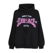 Versace Hoodies Black, Dam