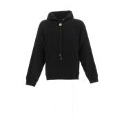 Versace Gauzed Fleece Sweatshirt Black, Herr