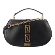 Versace Kalvskinn Topphandtag Black, Dam