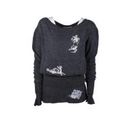 Vivienne Westwood Rundhalsad stickad tröja Gray, Dam