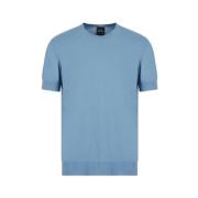 Armani Exchange Grundläggande T-shirt Blue, Herr