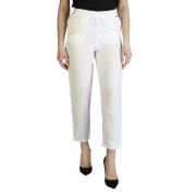 Armani Exchange Trousers White, Dam