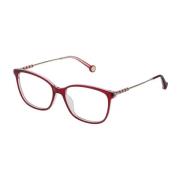 Carolina Herrera Stiliga Glasögon för Kvinnor Red, Dam